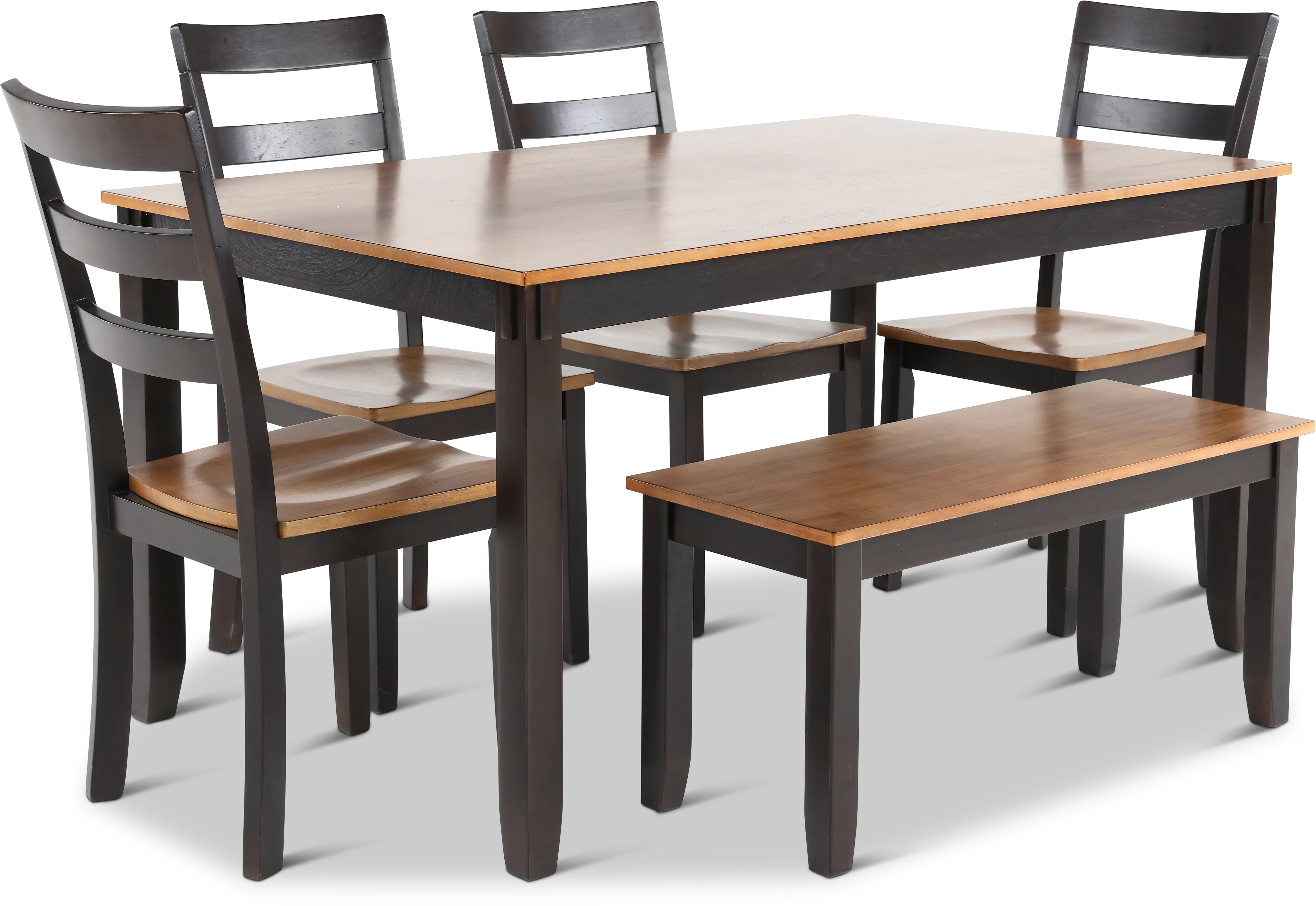 Sturlay Brown and Natural 6 Piece Dining Set-4