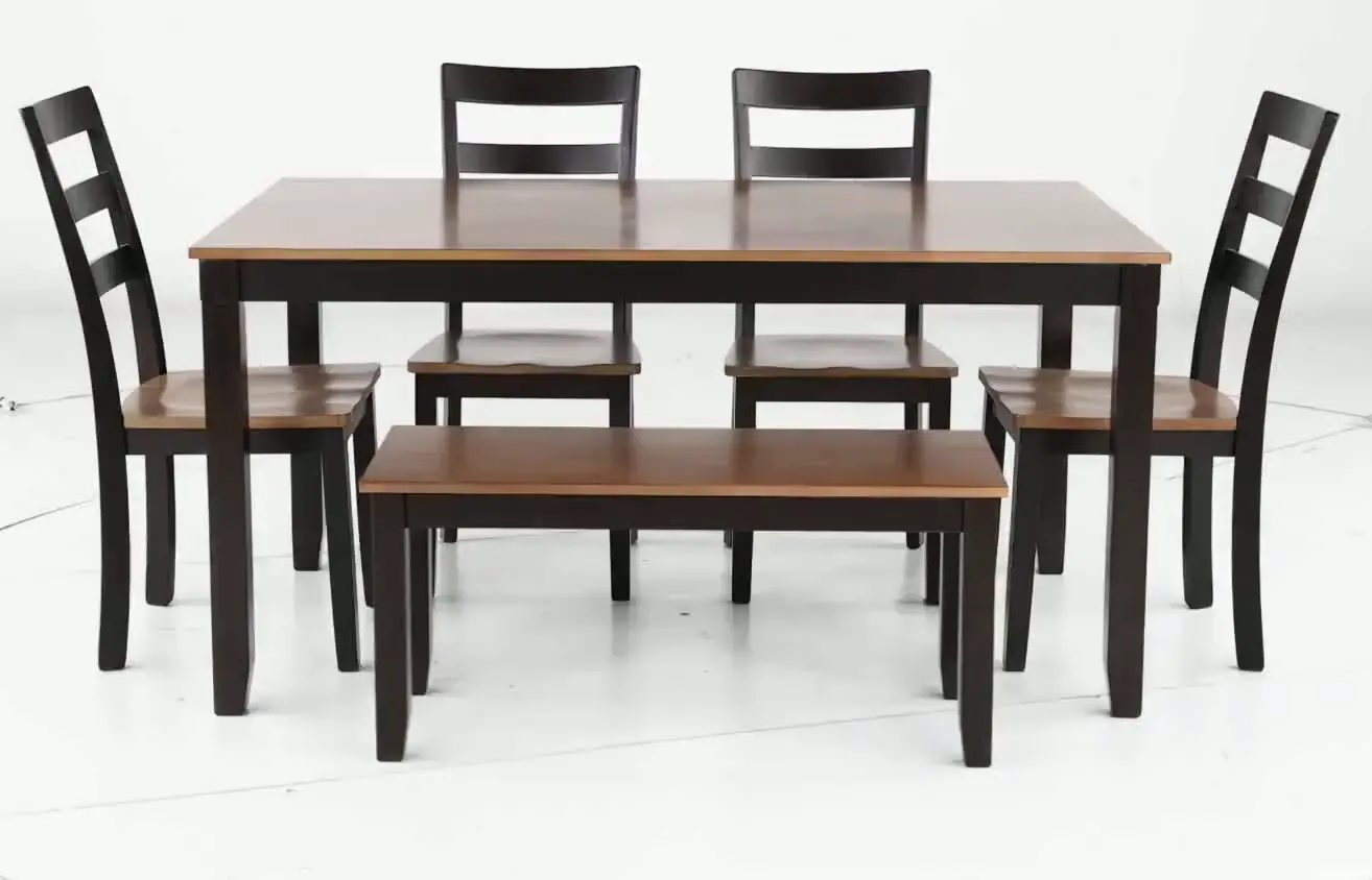 Sturlay Brown and Natural 6 Piece Dining Set-5
