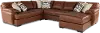 4PC/CODY/OPT1 Cody Buck Brown Leather-Match 4-Piece Sectional
