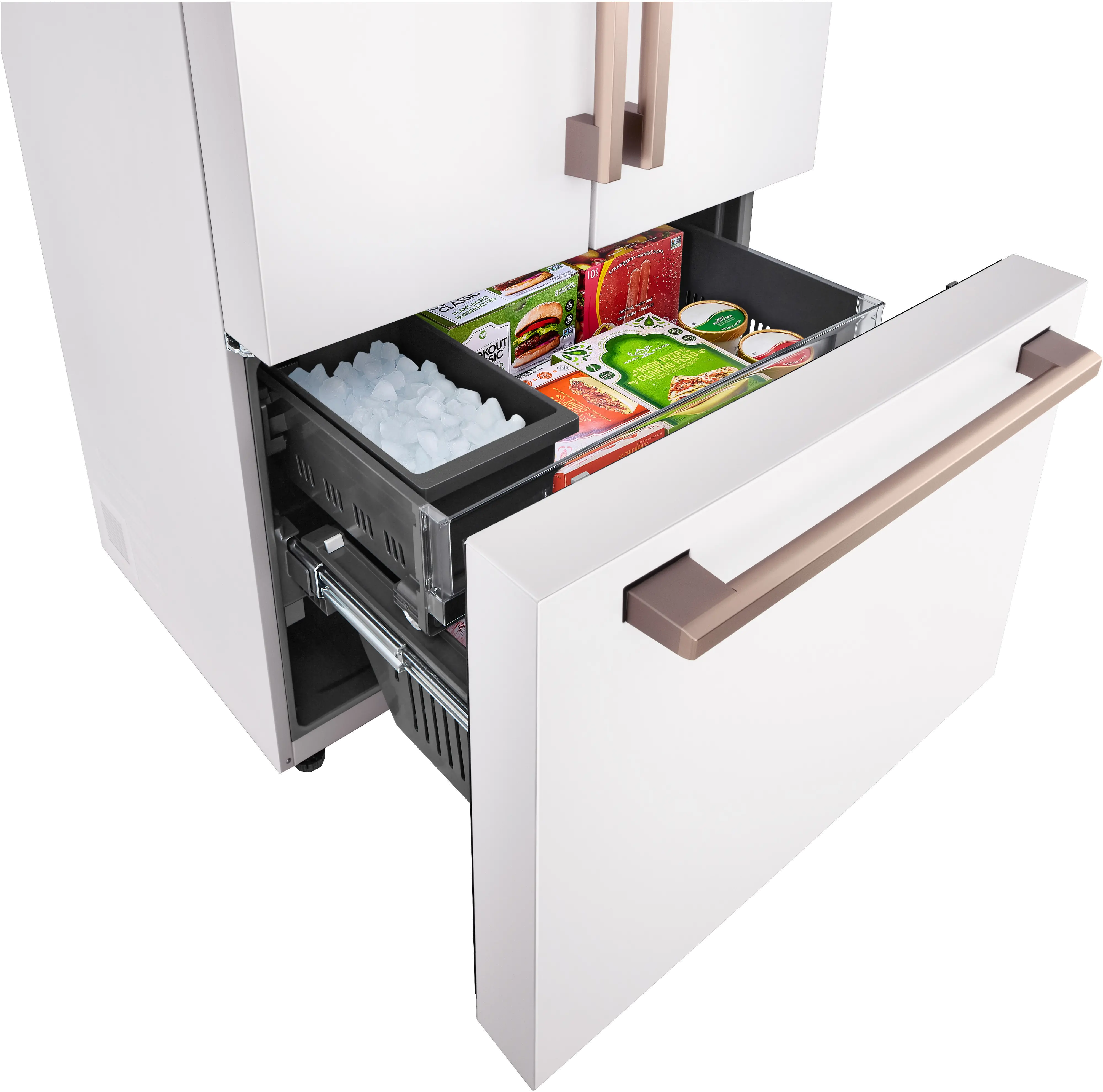 SRFB27W3-USENEWSKU LG STUDIO 27 Cu Ft Smart French Door Refrigerator - Counter Depth White-14