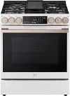 LSGS6338N LG Studio 6.3 Cu Ft Single Oven Gas Range - White