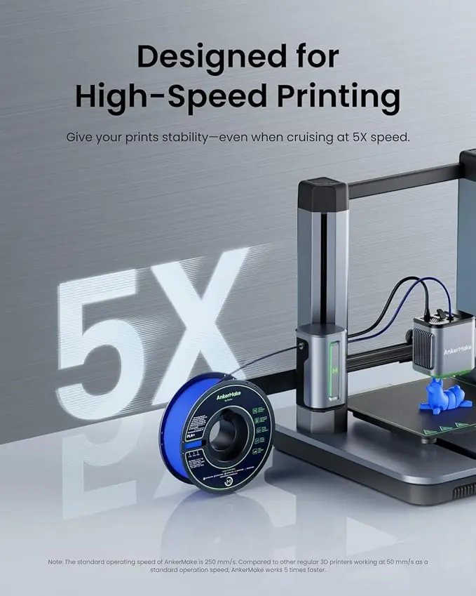 AnkerMake 3D Printer PLA Plus Filament (2-pack) - Grey-2