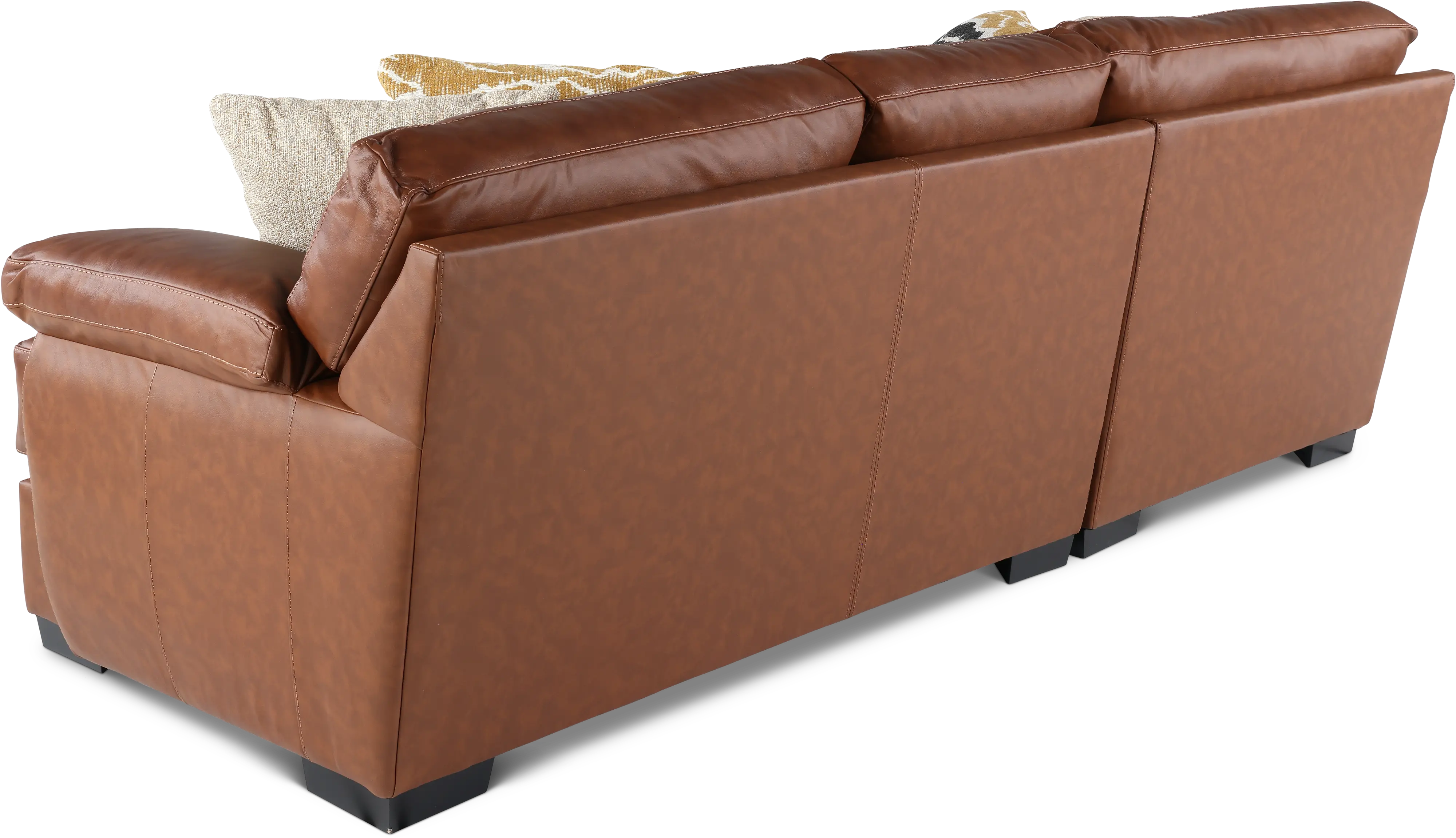 2PC/CODY/OPT2 Cody Brown Leather-Match 2 Piece Sectional-5