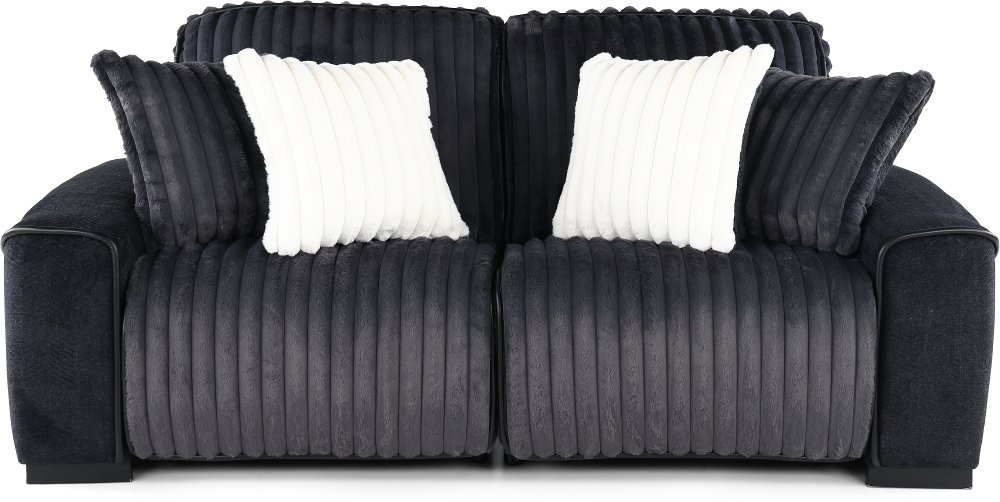 Presley Charcoal 2 Piece Power Reclining Loveseat