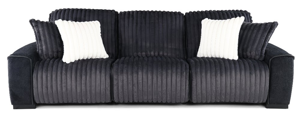 Presley Charcoal 3 Piece Power Reclining Sofa
