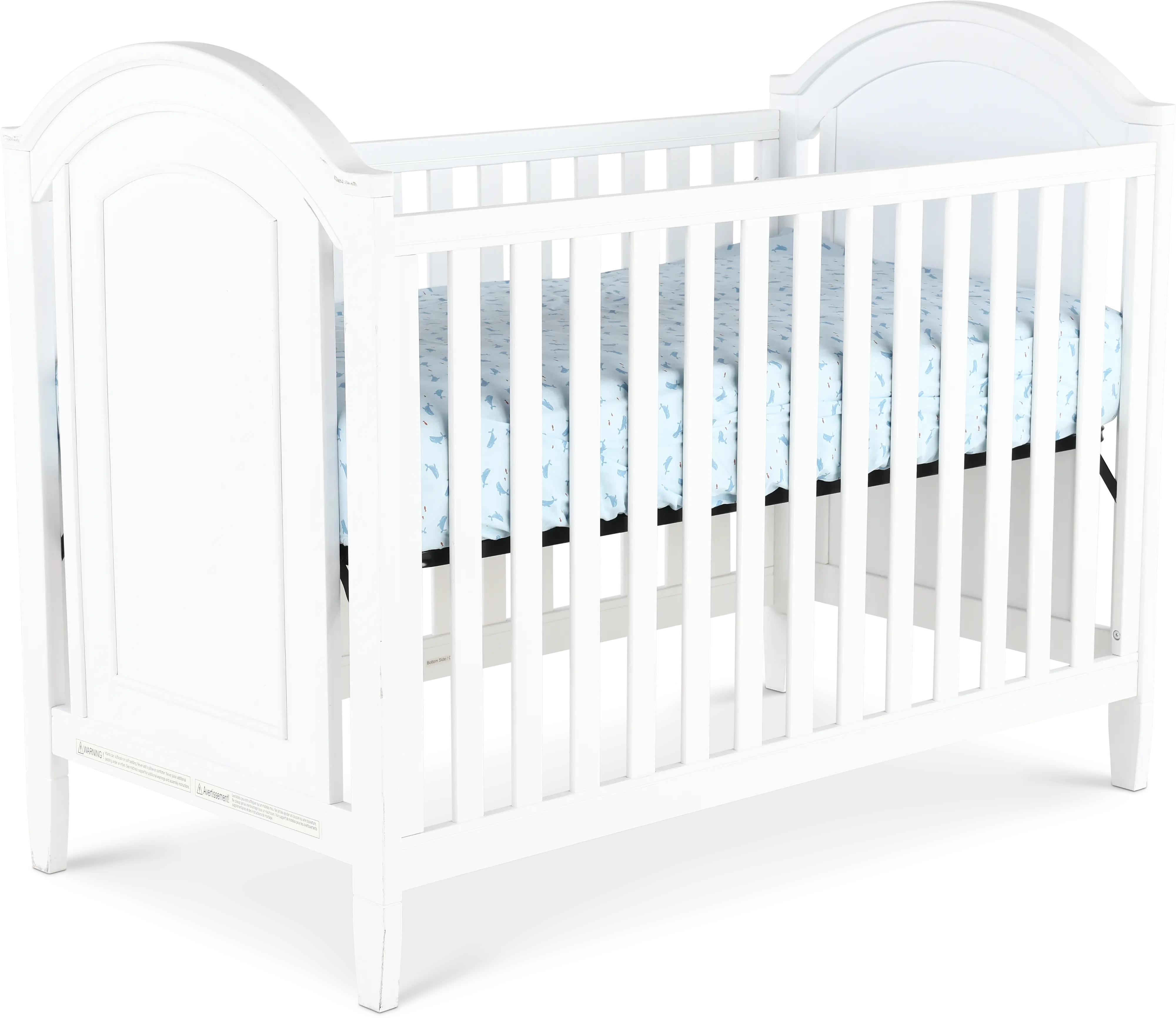 Harper White Cottage Crib-1