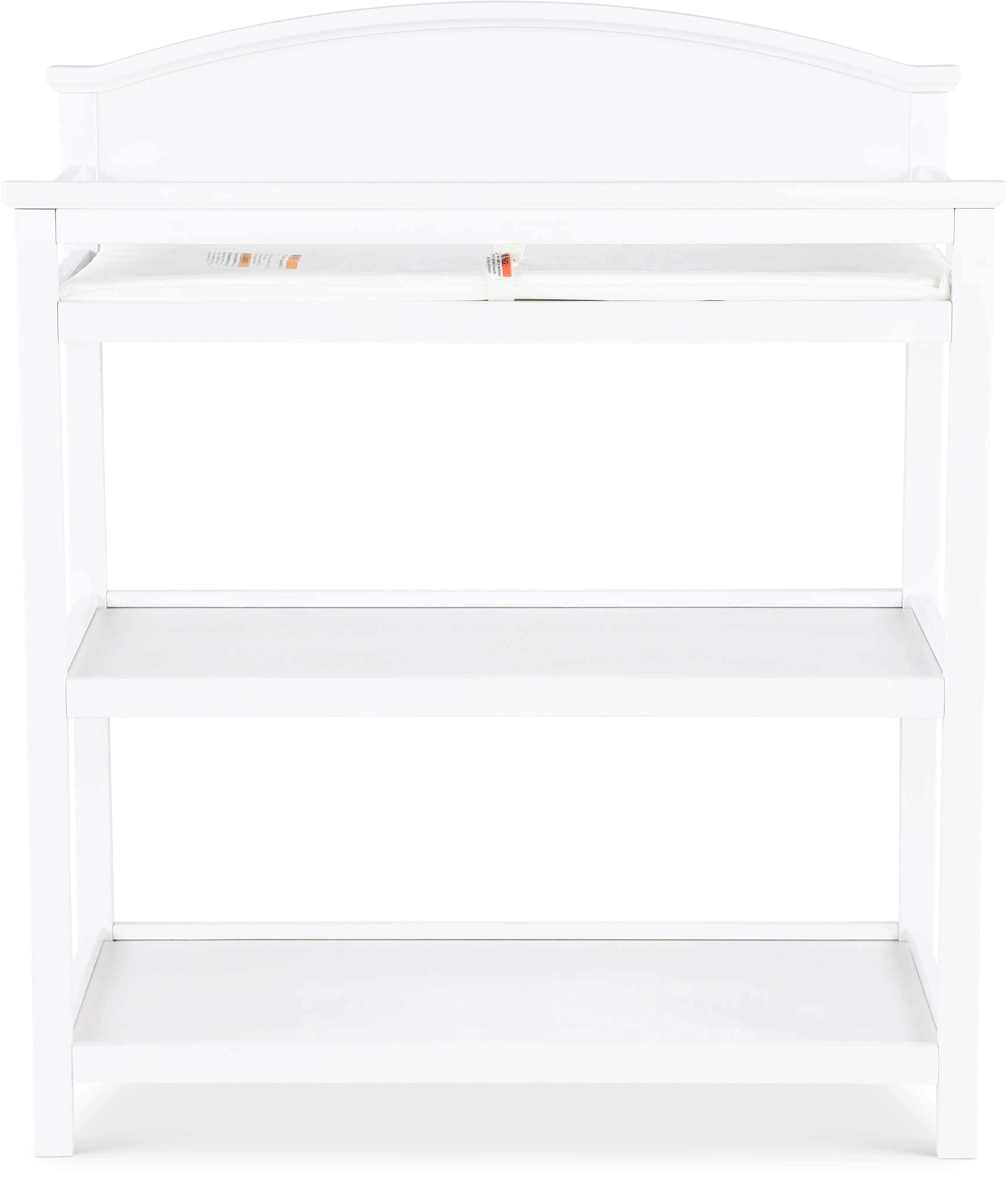 Harper White Changing Table with Pad-1