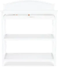 Harper White Changing Table with Pad
