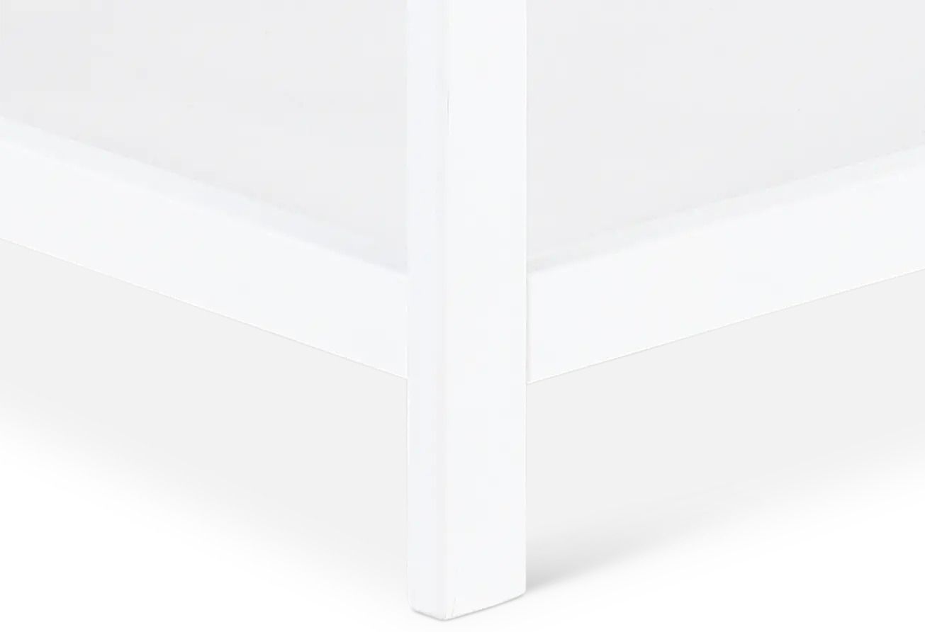 Harper White Changing Table with Pad-7