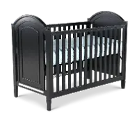 Harper Black Cottage Crib