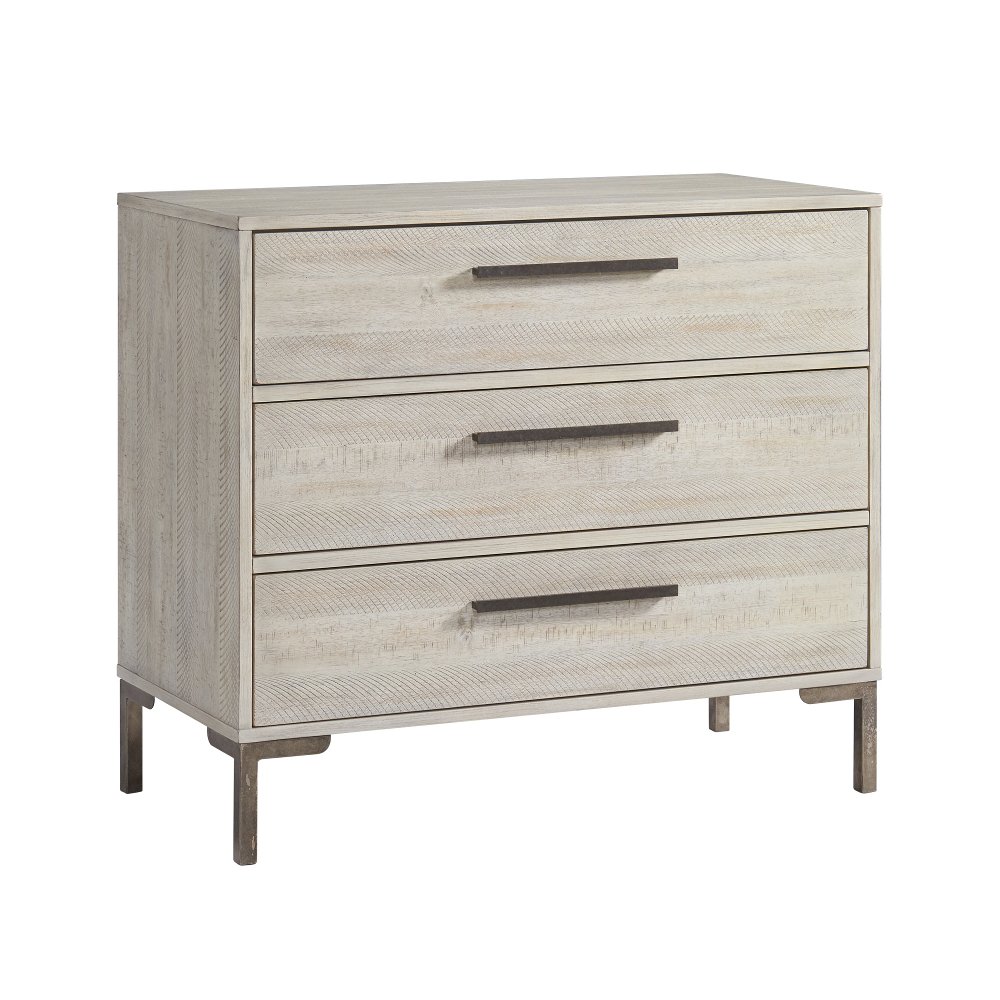 Beck Gray 3 Drawer Dresser