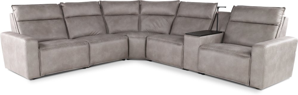 Teramo Silverston 6-Piece Power Reclining Sectional