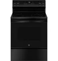 GRF400SVBB GE 5.3 Cu Ft Single Oven Electric Range - Black
