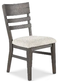 Hearst Dark Brown and Gray Upholstered Dining Chair