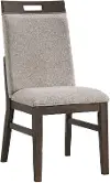 Hearst Brown/Gray Upholstered Dining Chair