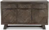 Hearst Dark Brown Dining Server