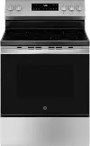 GRF500PVSS GE 5.3 Cu Ft Electric Range - Black, Stainless Steel