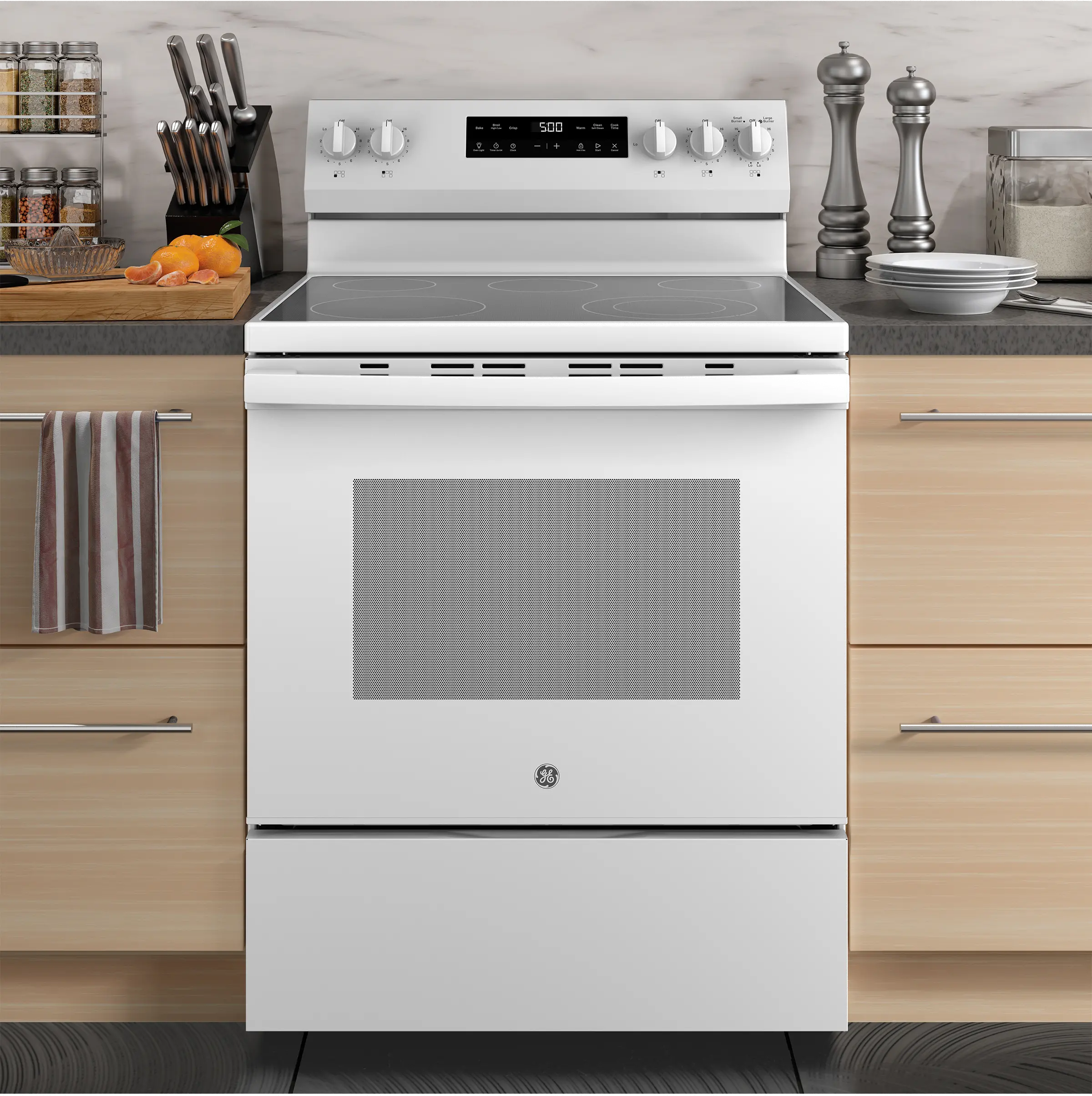 GRF500PVWW GE 5.3 Cu Ft Electric Range - White-3