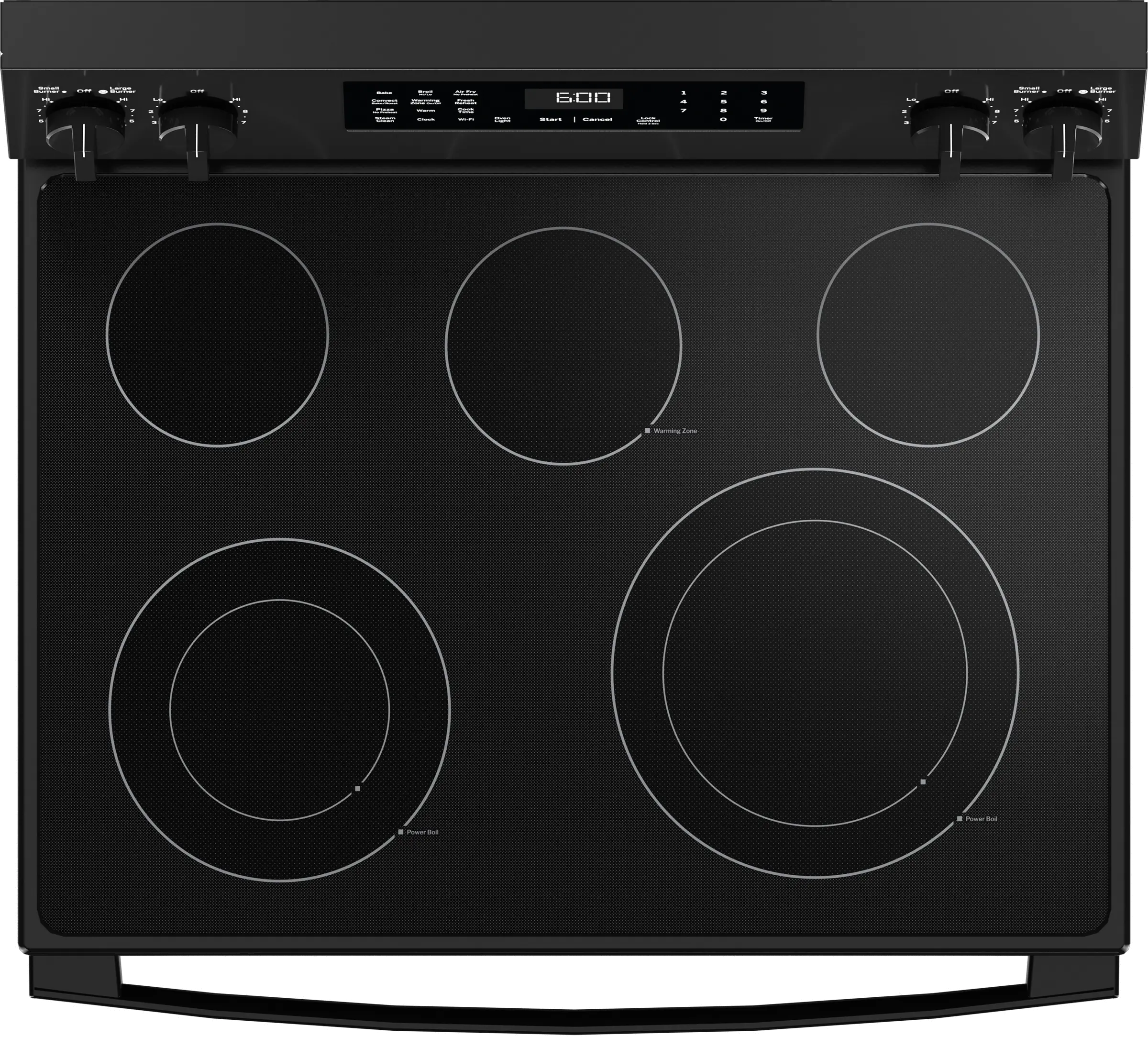 GRF600AVBB GE 5.3 Cu Ft Single Oven Range with Air Fry - Black-6