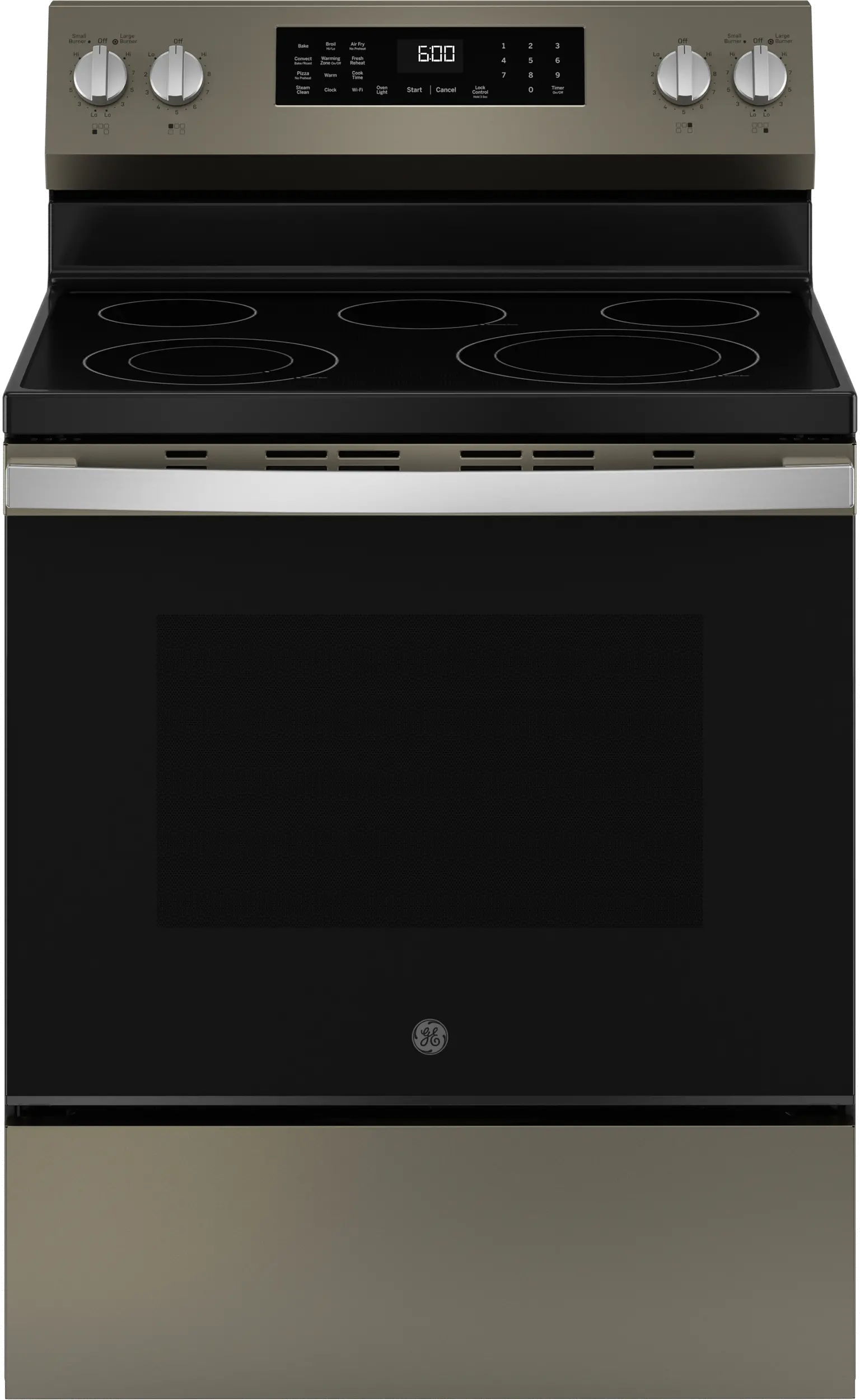GRF600AVES GE 5.3 Cu Ft Single Oven Range with Air Fry - Slate-2