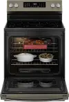 GRF600AVES GE 5.3 Cu Ft Single Oven Range with Air Fry - Slate