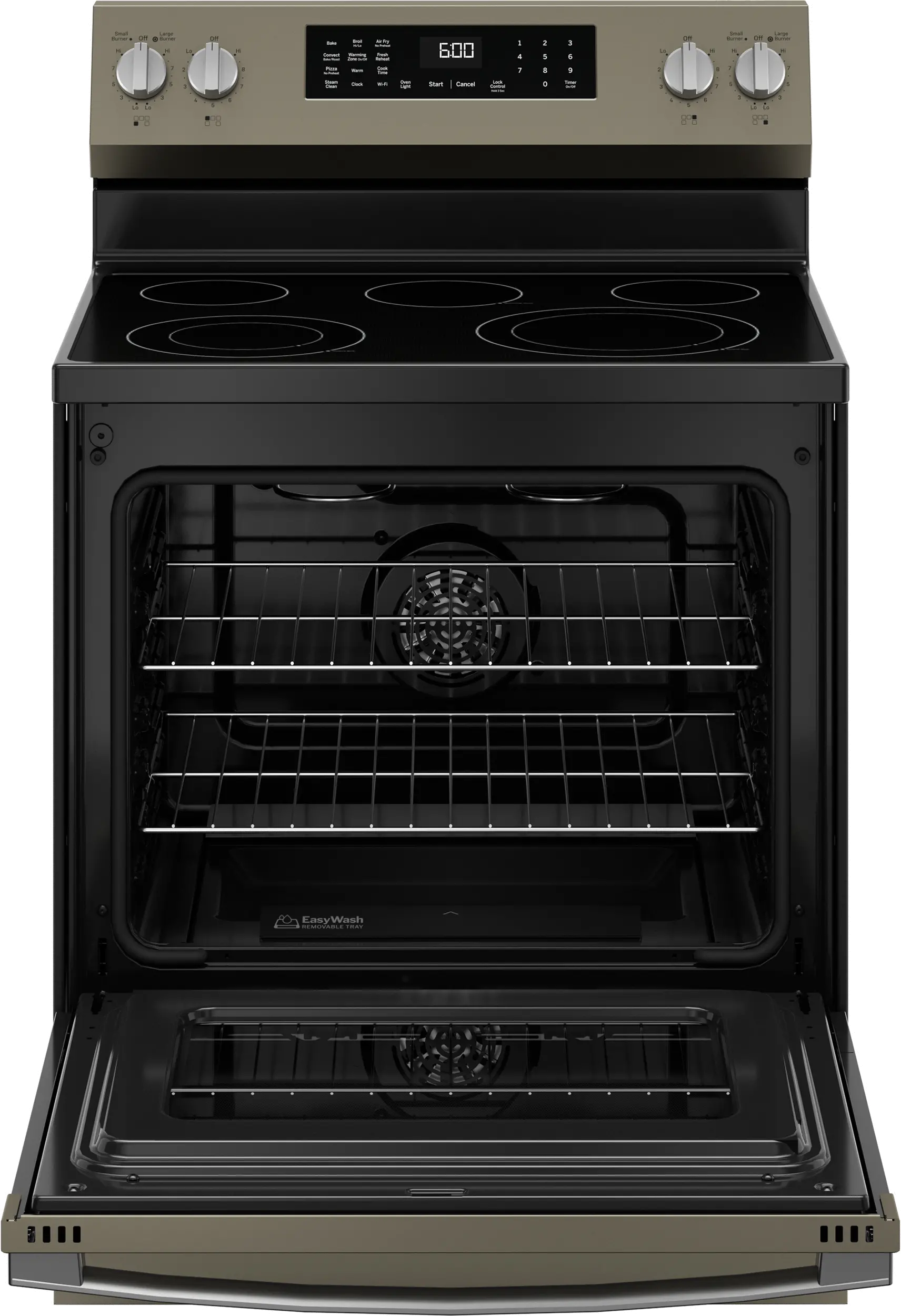 GRF600AVES GE 5.3 Cu Ft Single Oven Range with Air Fry - Slate-6