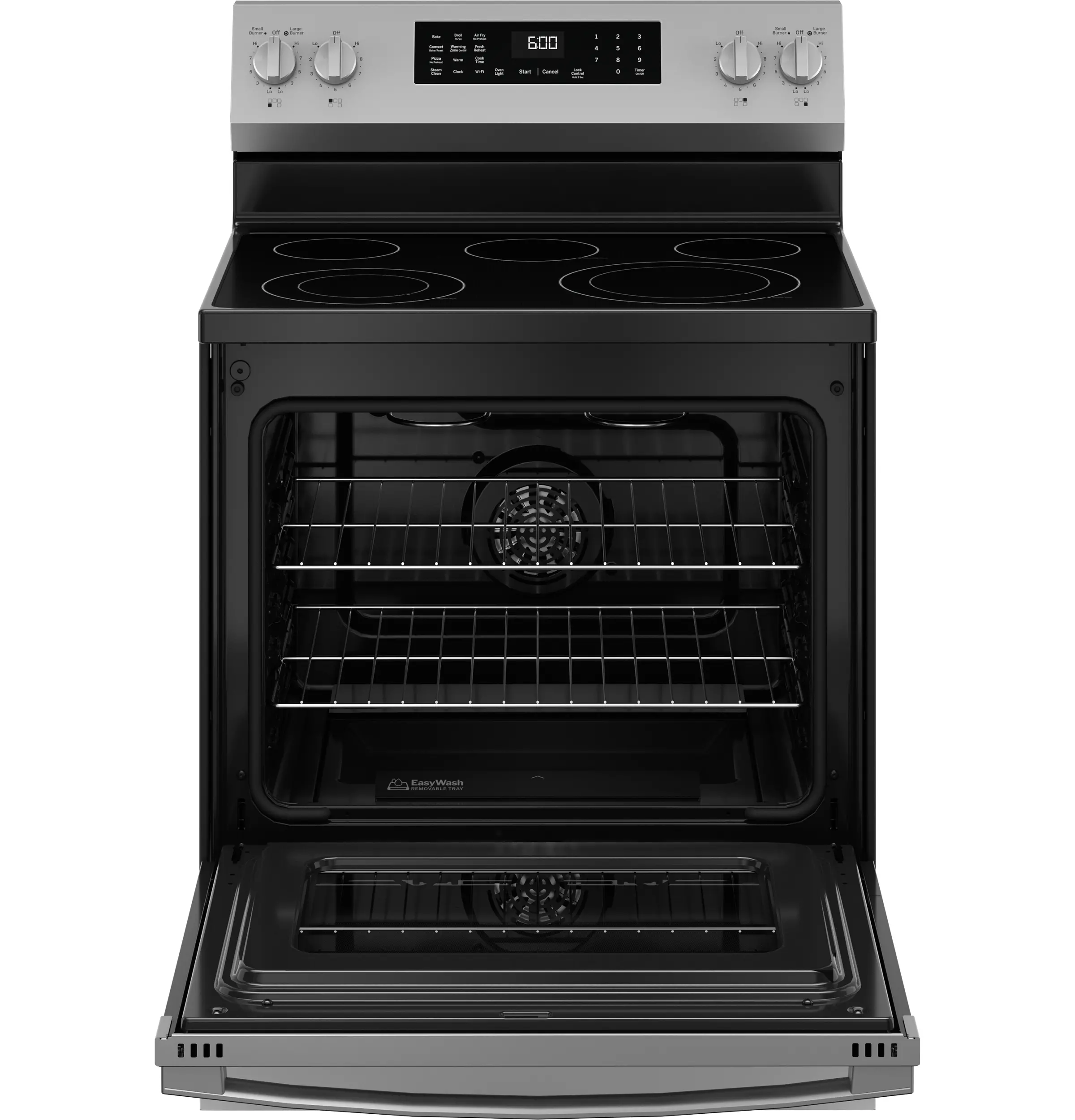 GRF600AVSS GE 5.3 Cu Ft Single Oven Range with Air Fry - Stainless Steel-7