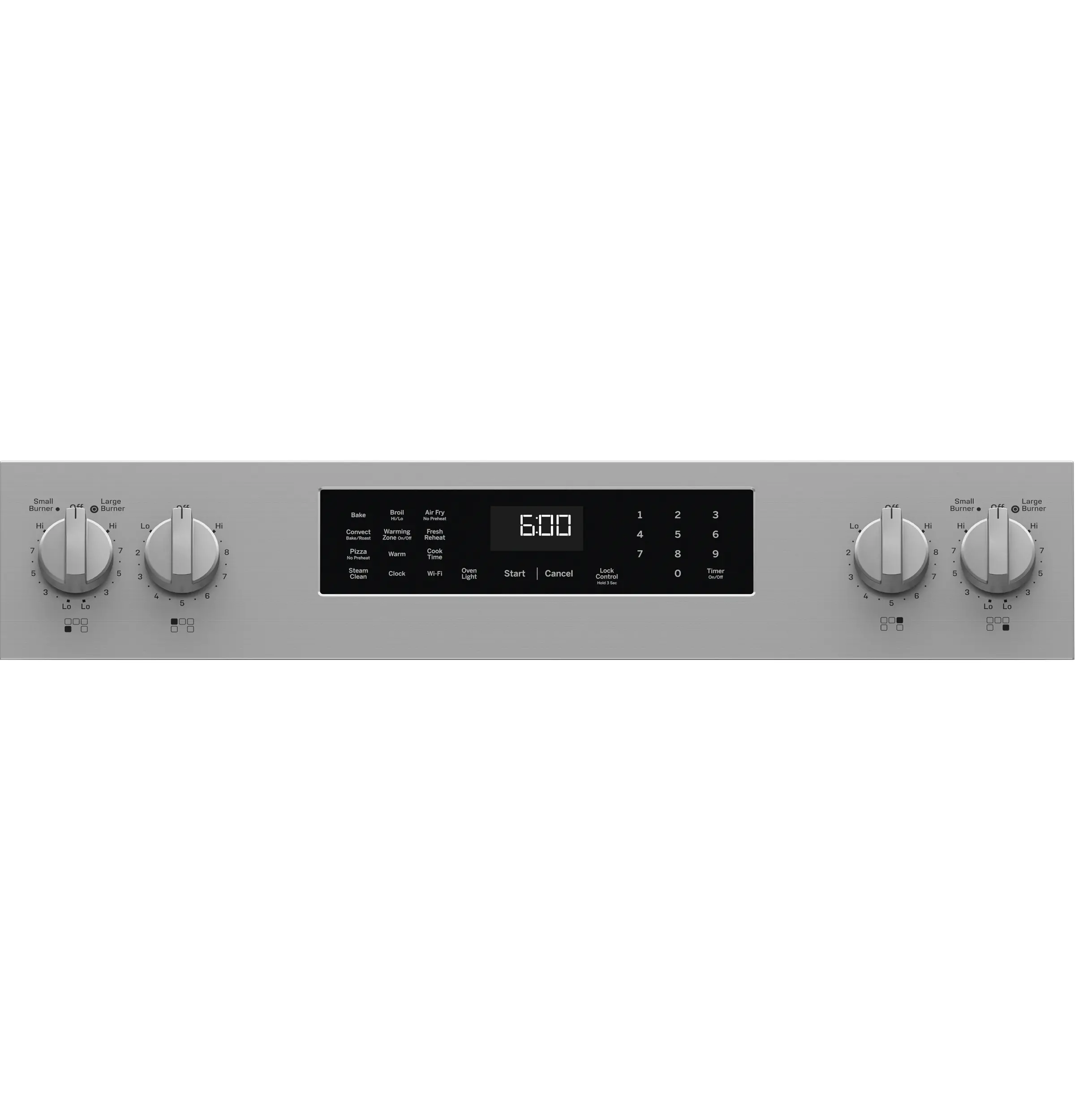 GRF600AVSS GE 5.3 Cu Ft Single Oven Range with Air Fry - Stainless Steel-9