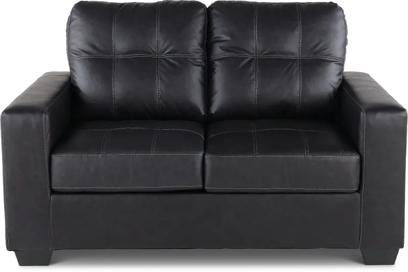 Barlin Black Loveseat