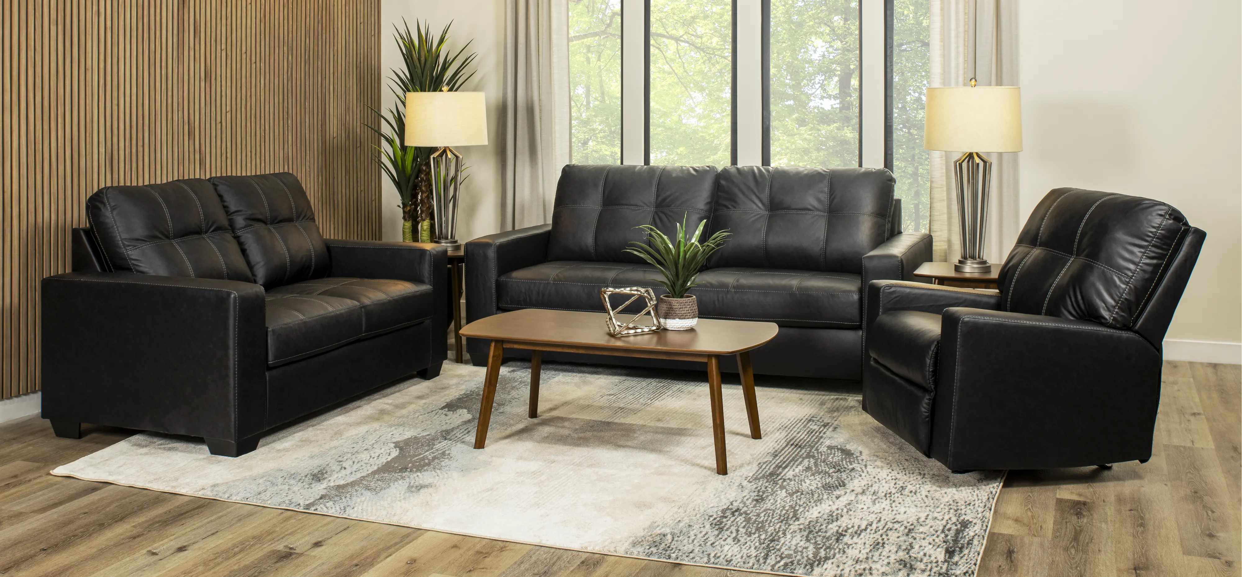 Barlin Black Recliner-2