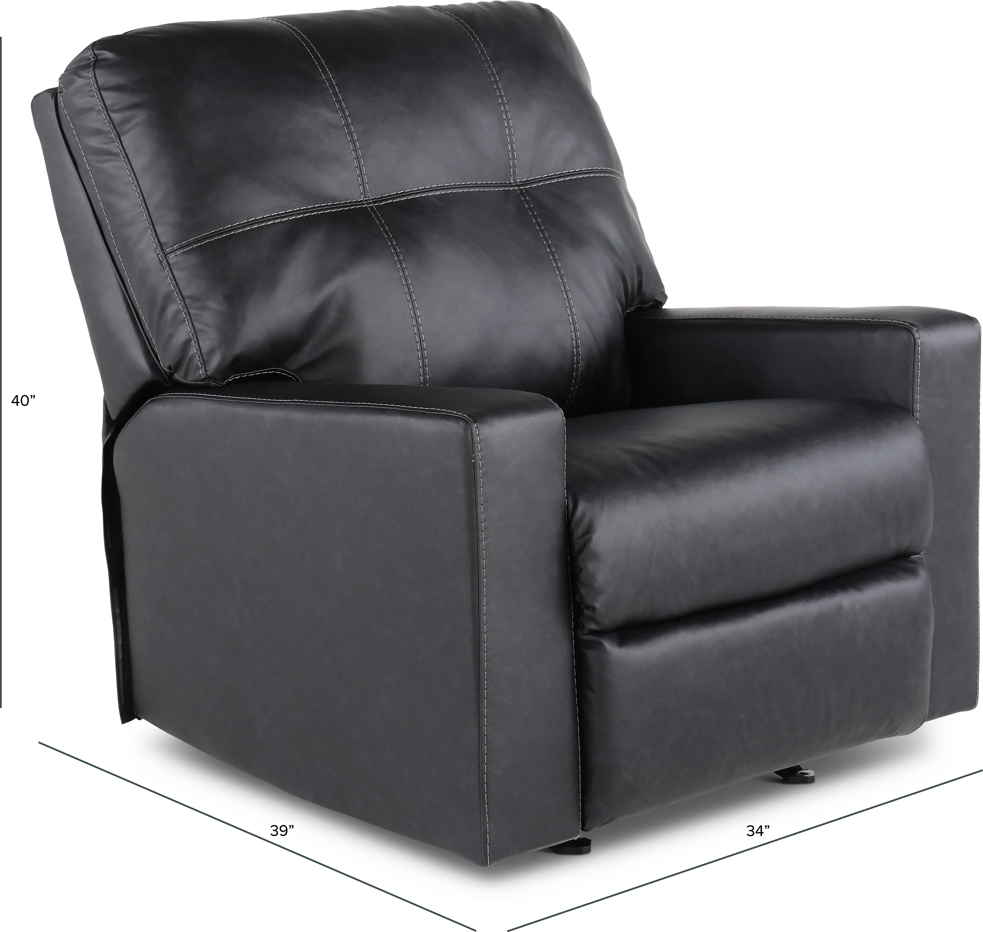 Barlin Black Recliner-3