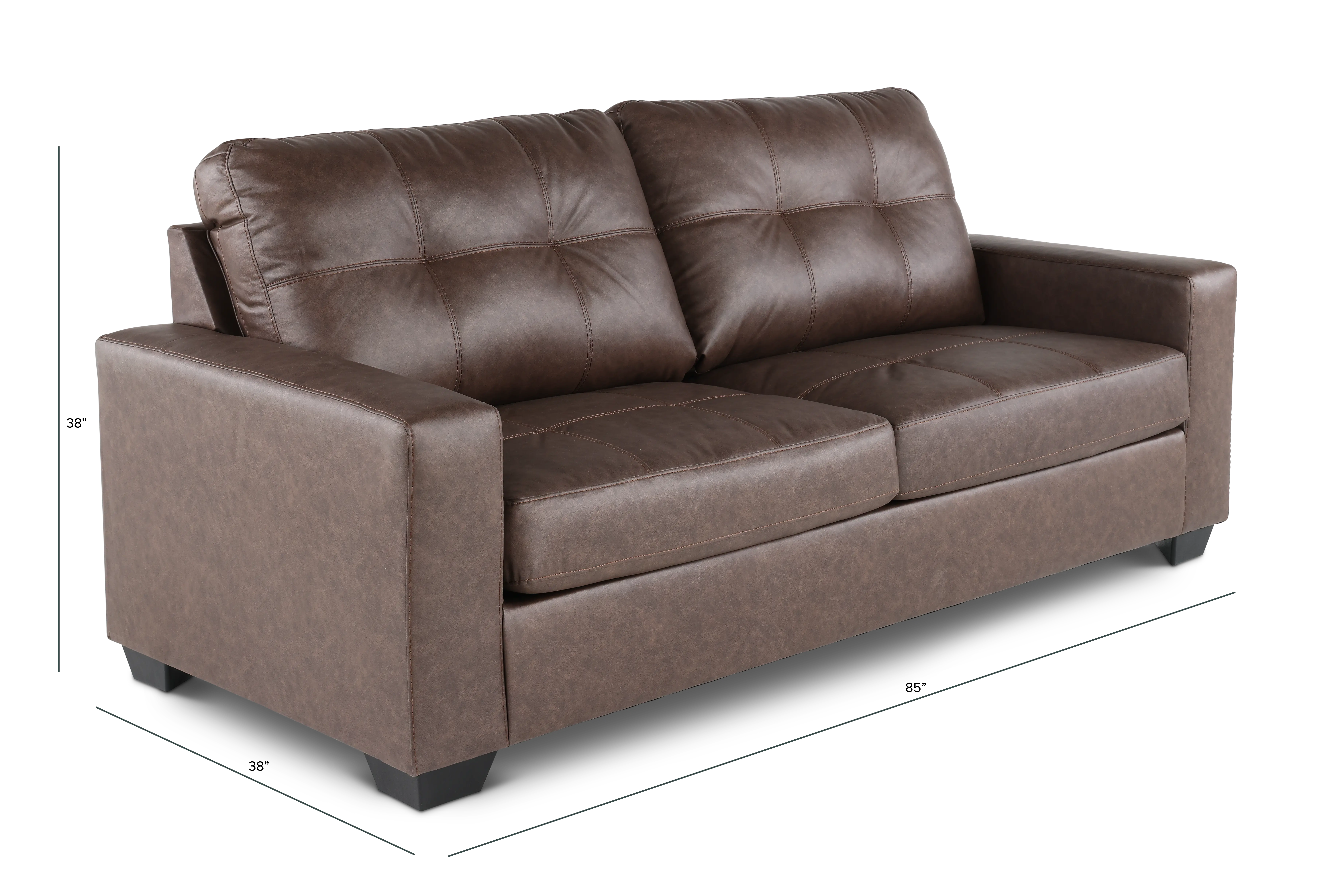 Barlin Brown Sofa-7