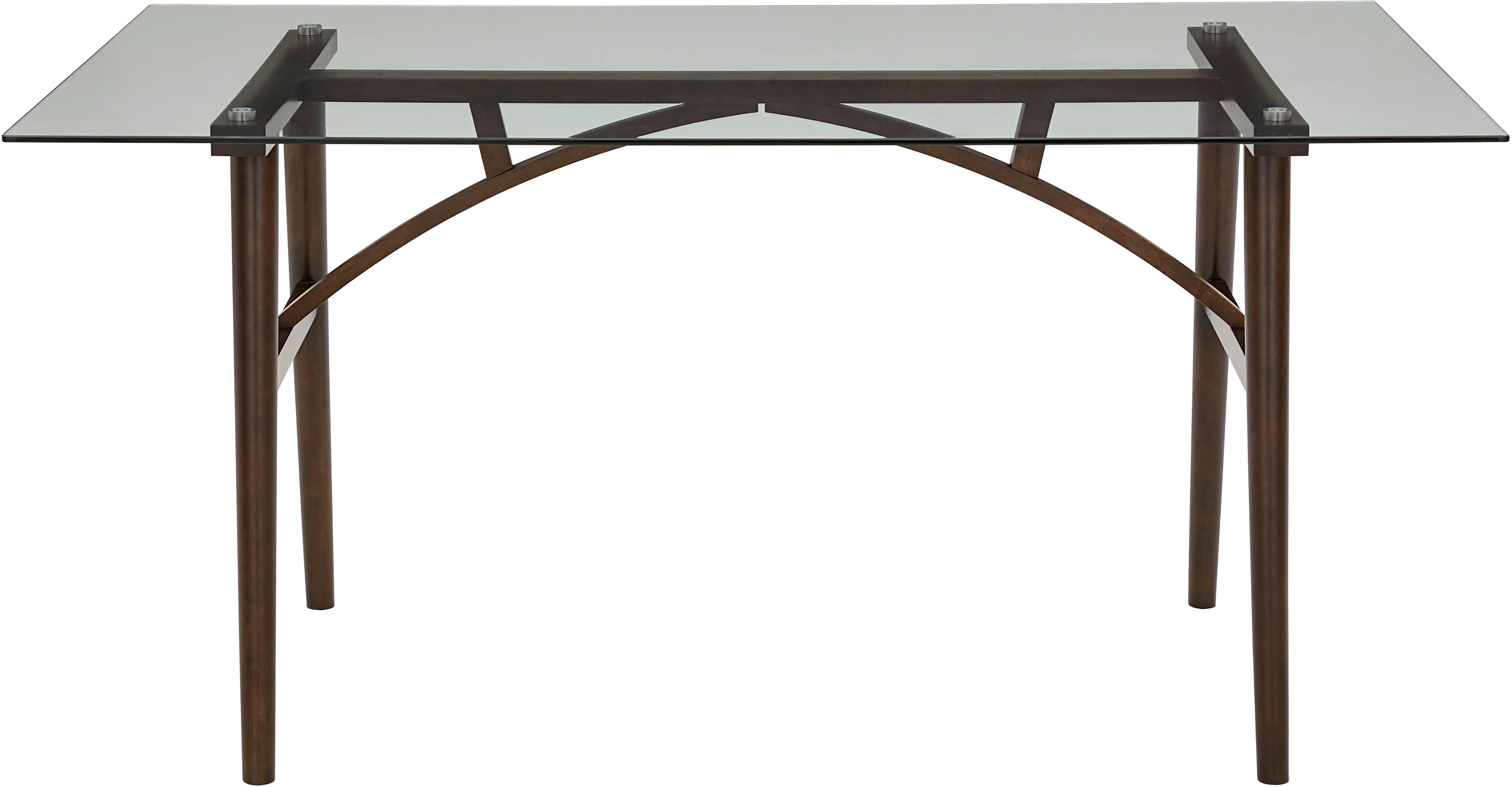 Briarwood Brown and Glass Dining Table-1