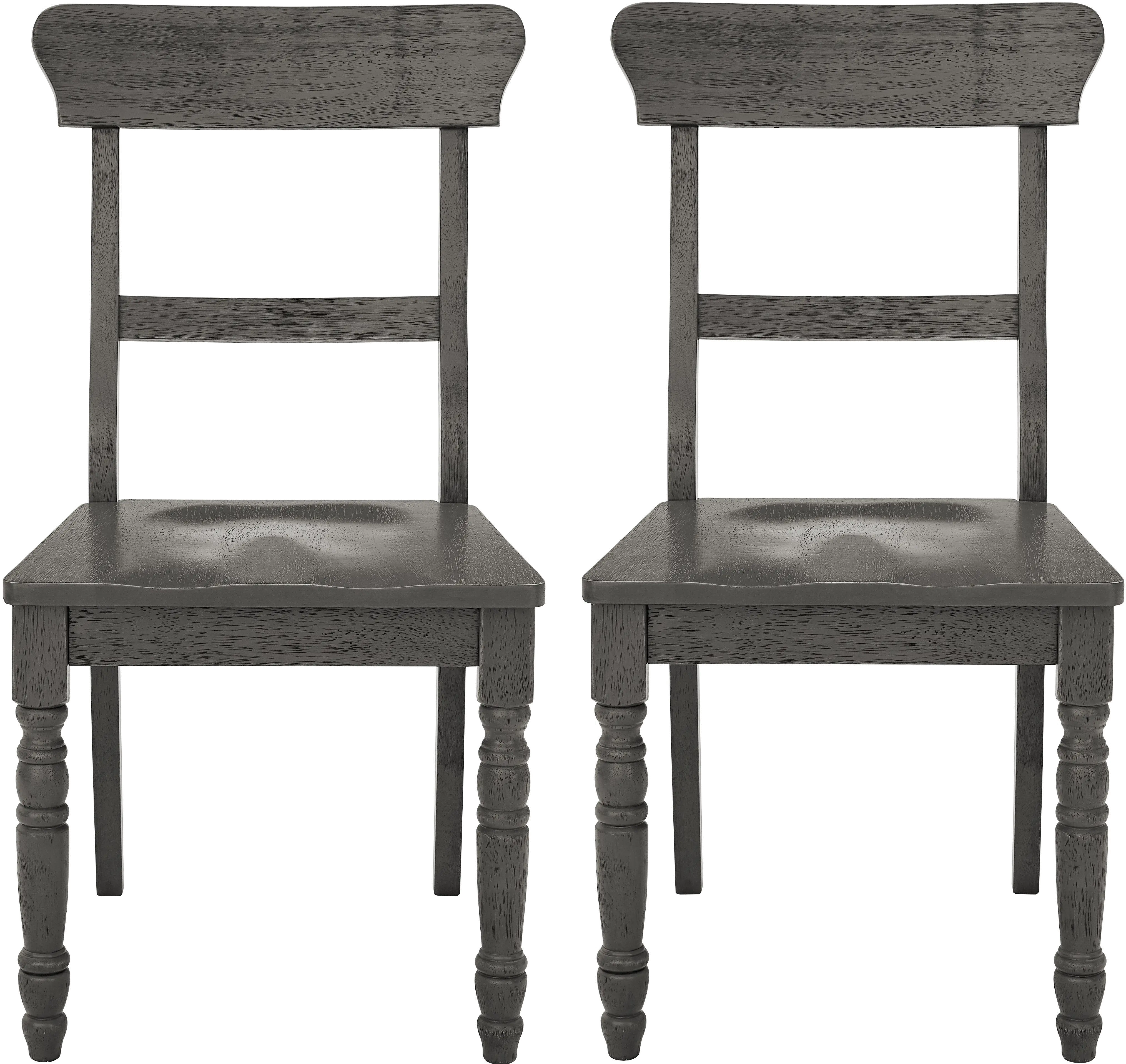 Savannah Gray Dining Chair, Set of 2-1