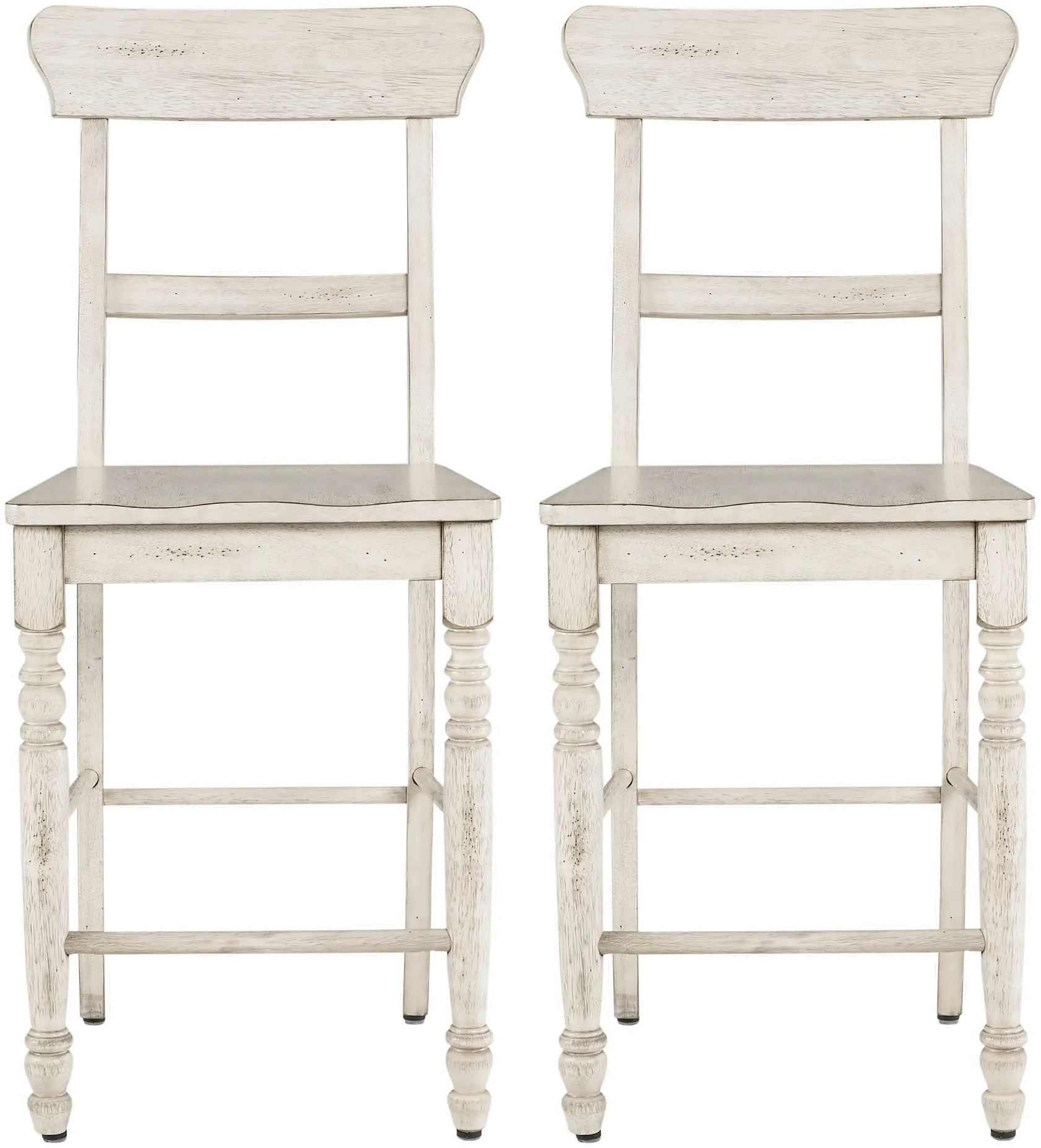 Savannah White Counter Stools, 2 Count-1