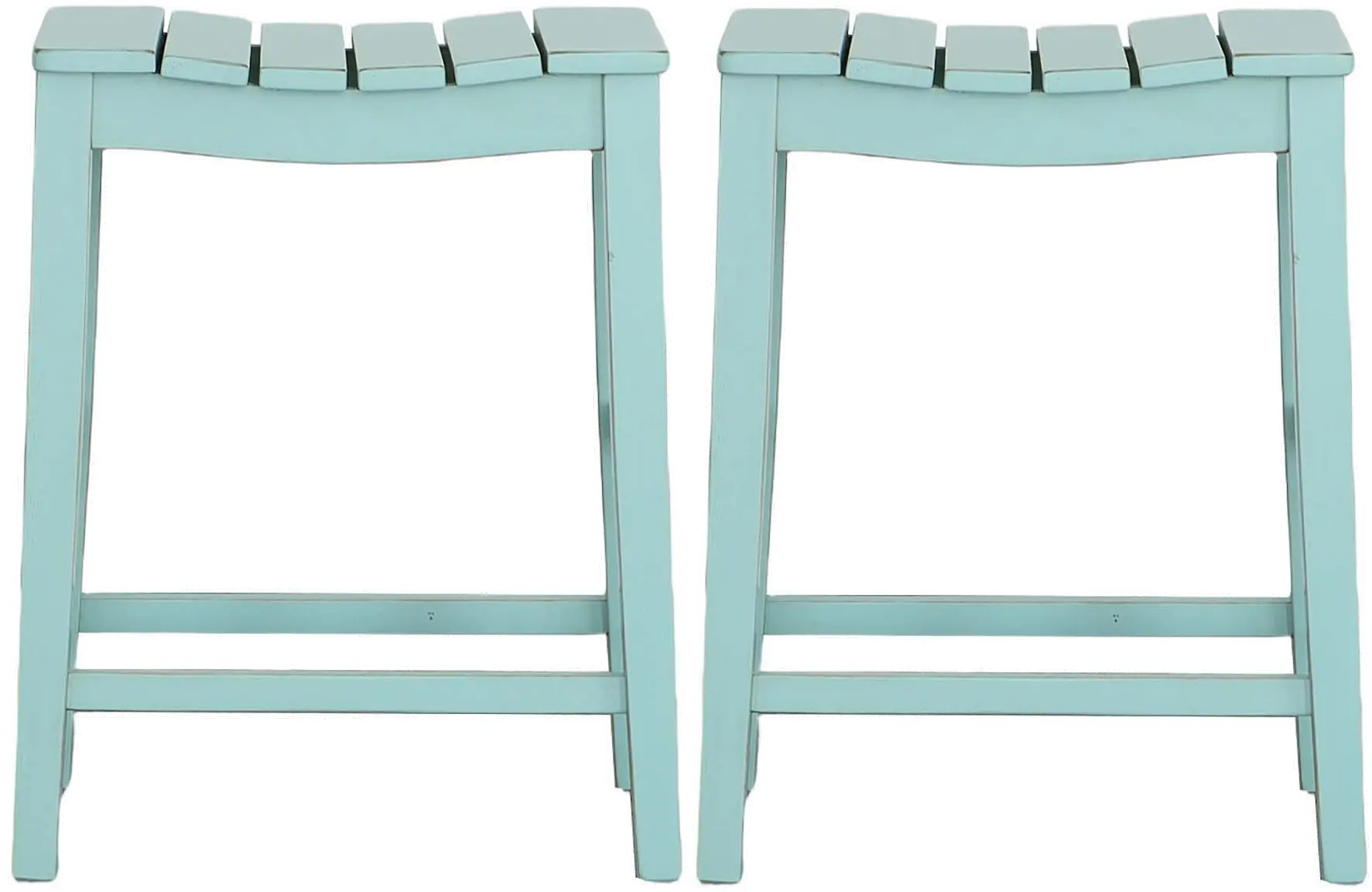 Holiday Light Blue Counter Stools, Set of 2-3
