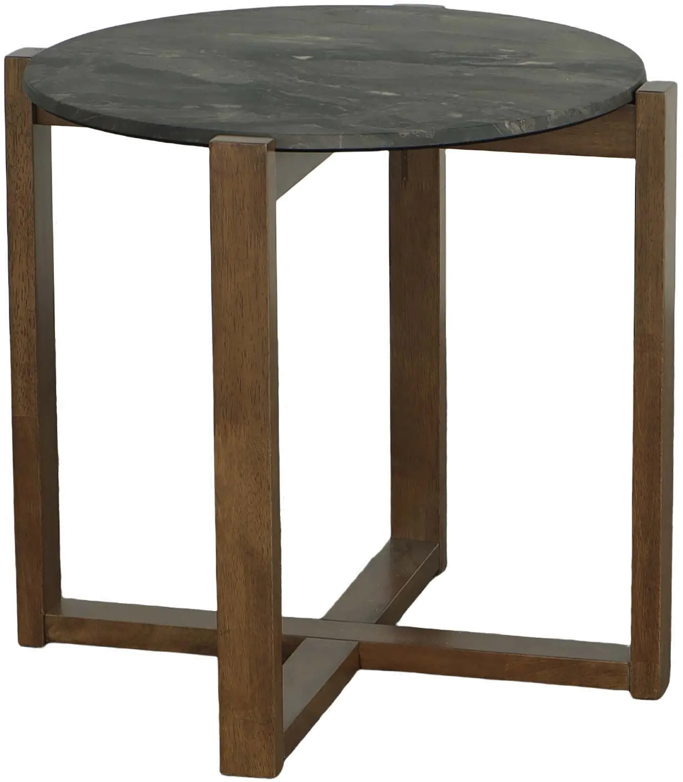 Rizzy Brown and Dark Gray End Table-2