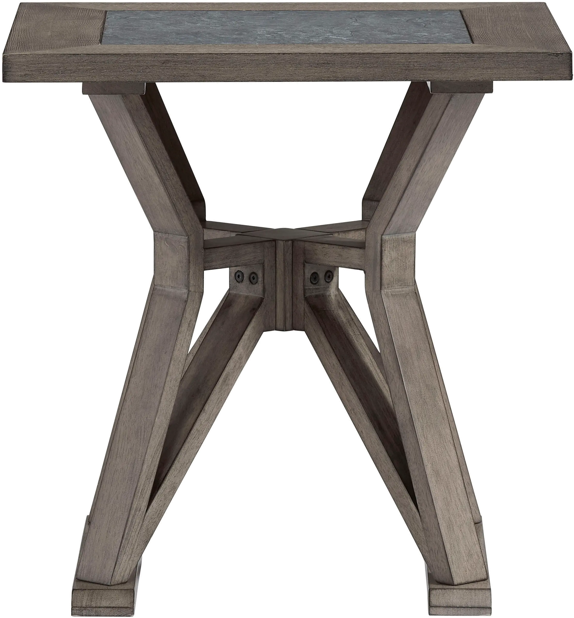 Promenade Gray End Table-1
