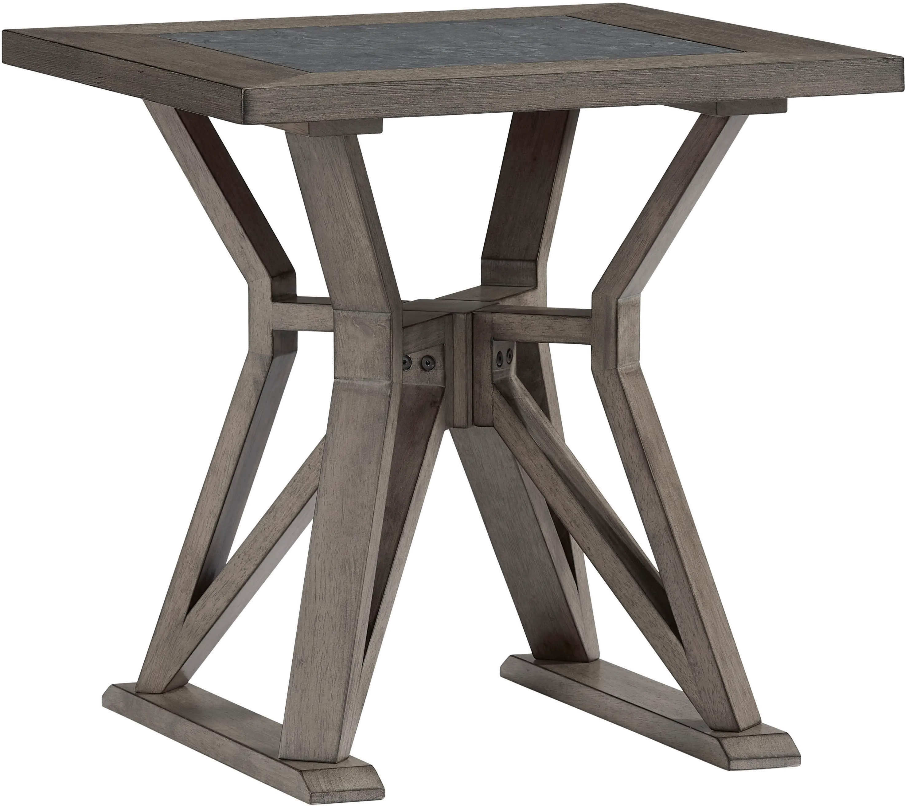 Promenade Gray End Table-2