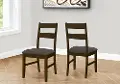 Monarch Brown Solid Wood Dining Chair, Set Of 2