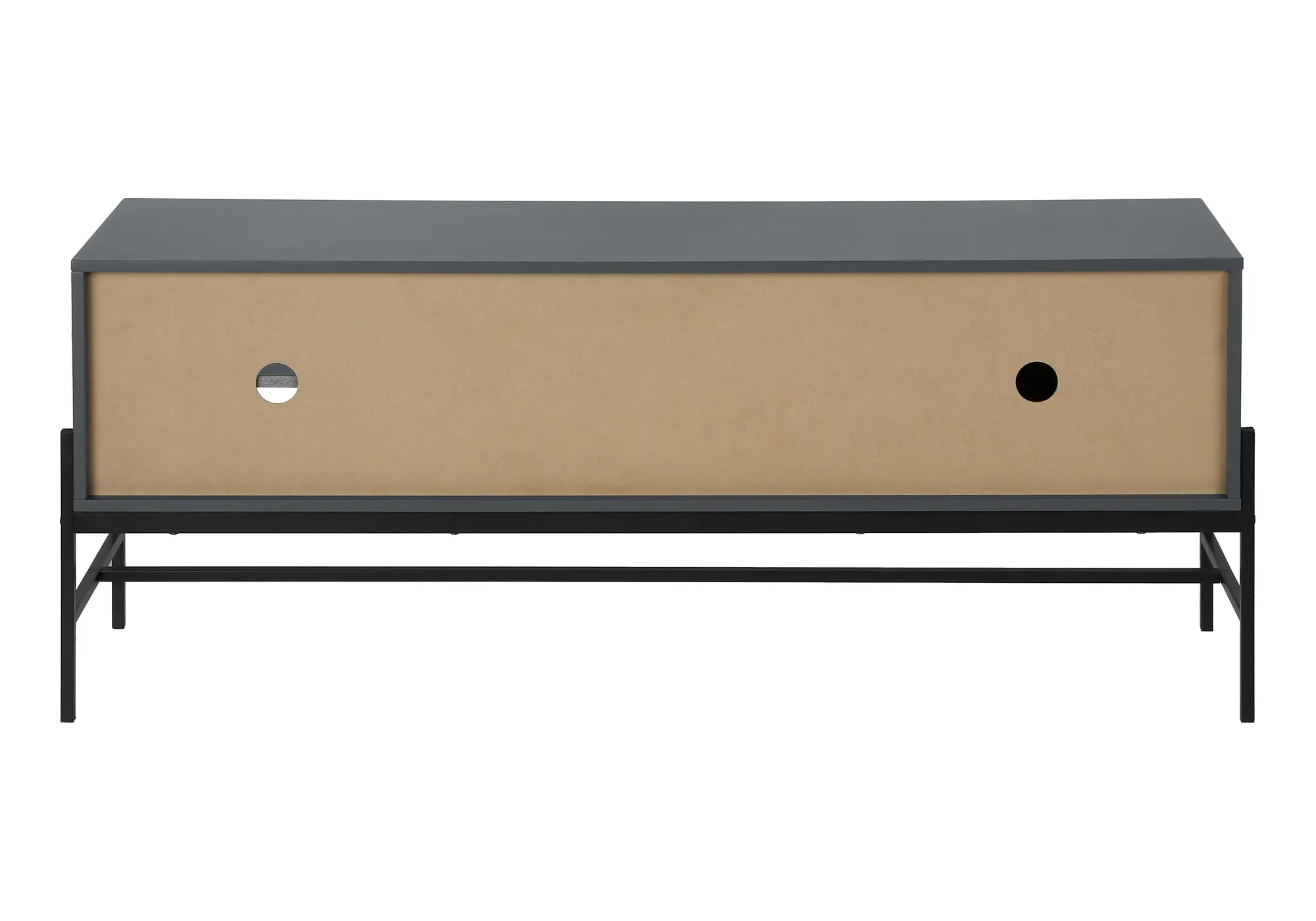 Florence Gray Two Door TV Stand-10