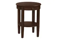 Espresso Brown Side Table