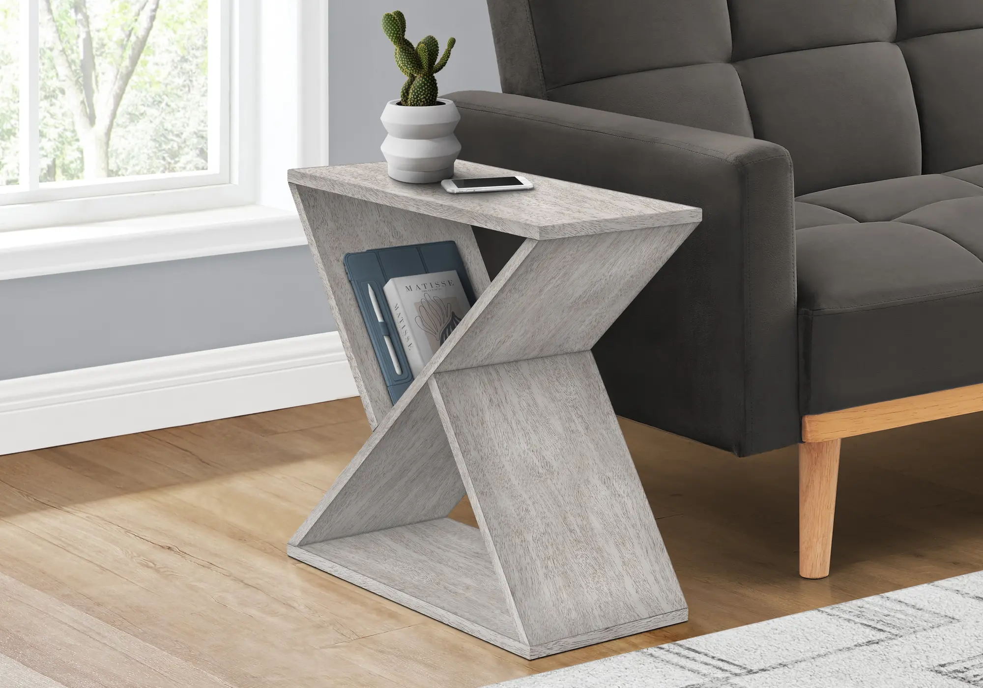 Dasha Gray Side Table-2