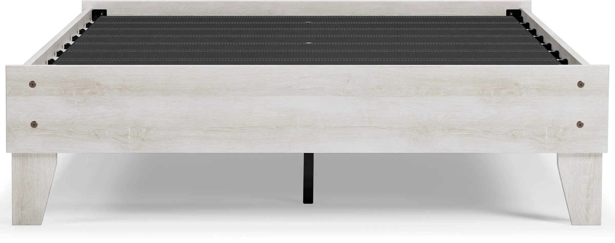 Sutton Whitewash Full Platform Bed-4