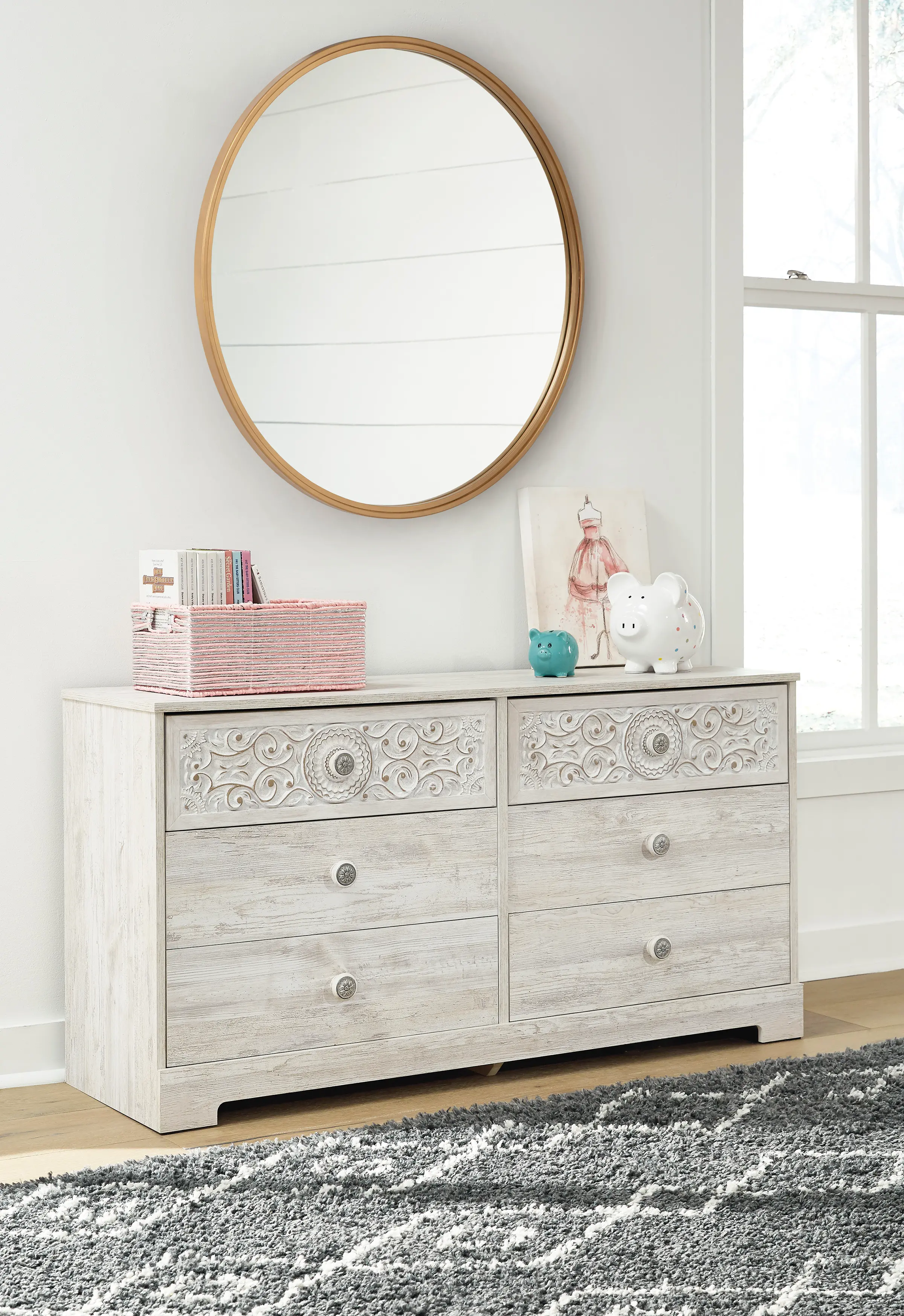 Enola Six Drawer Dresser-2