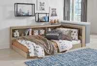 Kara Full Bookcase Storage Bed