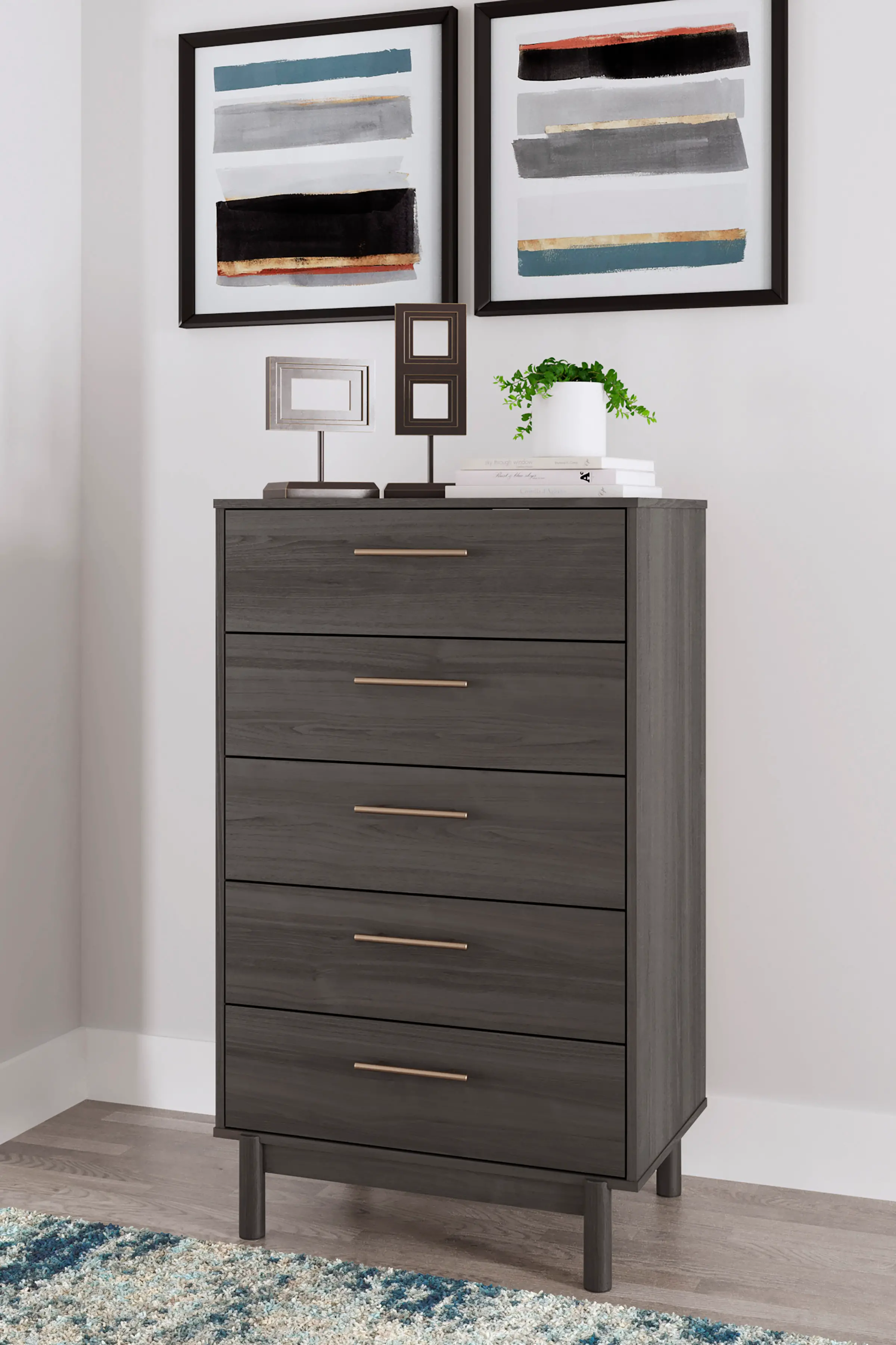 Abbey Gray Chest of Drawers-2