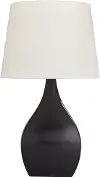 Addy Black Ceramic Table Lamp