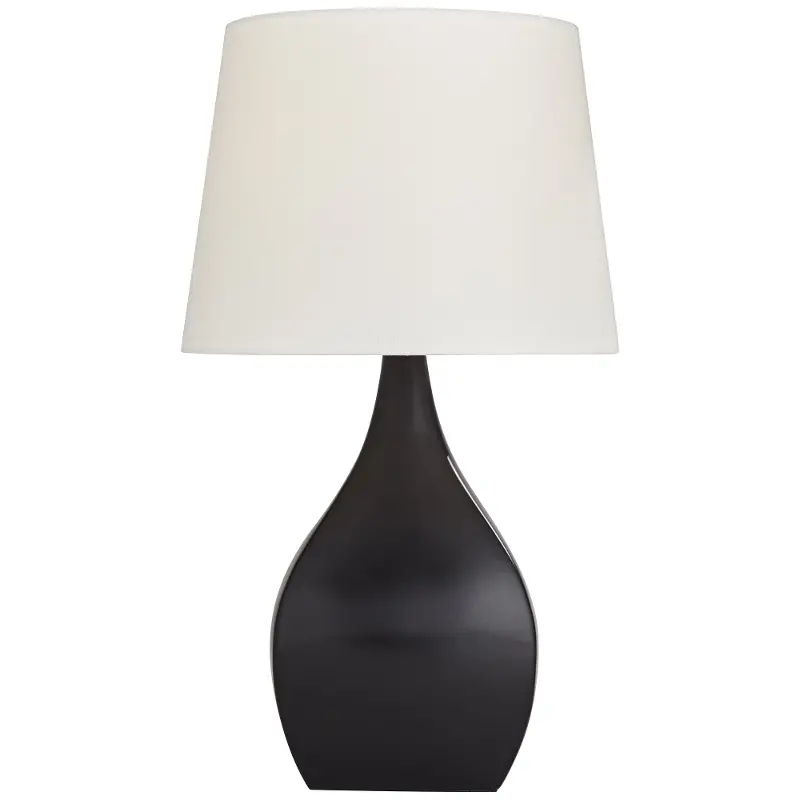 Addy Black Ceramic Table Lamp