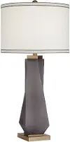 Benton 32  Gray Glass Table Lamp